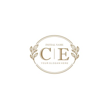 CE Minimalist Klasik Markalaşma Kimliği İlk Logo Tasarımı