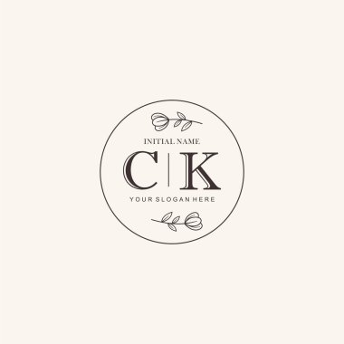 CK Minimalist Klasik Markalaşma Kimliği İlk Logo Tasarımı