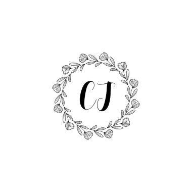 Çiçek İlham Veren İlk CJ Logoları Zamansız ve Sanatsal Markalaşma İçin