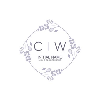 Çiçek İlham Veren İlk CW Logoları Zamansız ve Sanatsal Markalaşma İçin