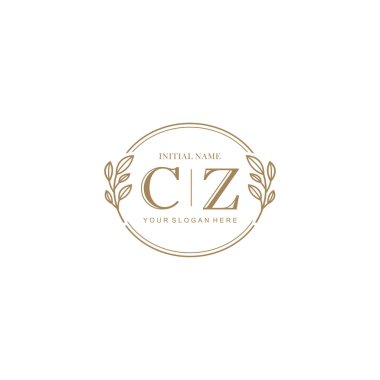 Markalaşma Kimliği için CZ Minimalist Klasik Logo Tasarımı
