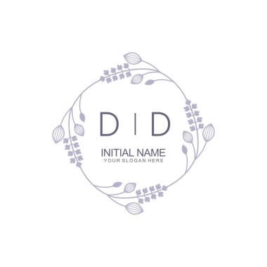 Çiçek İlham Veren İlk DD Logoları Zamansız ve Sanatsal Markalaşma İçin