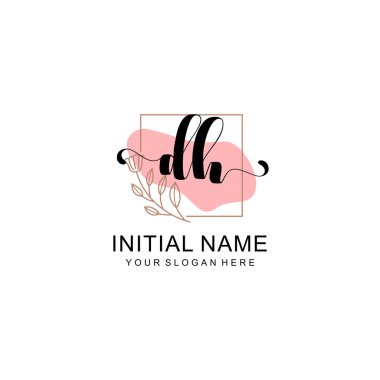 Sanatsal Fırça Aksanlı Modern El Yazısı Logosu