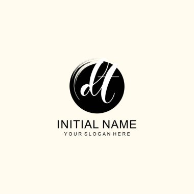 Sanatsal Fırça Aksanlı Modern El Yazısı Logosu