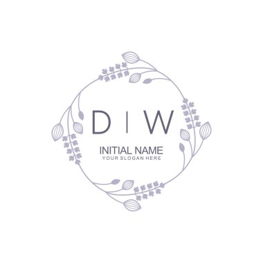 Çiçek İlham Veren İlk DW Logoları Zamansız ve Sanatsal Markalaşma İçin