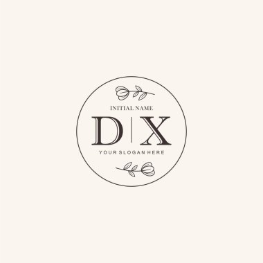Markalaşma Kimliği için DX Minimalist Klasik Logo Tasarımı