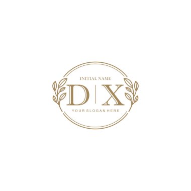 Markalaşma Kimliği için DX Minimalist Klasik Logo Tasarımı