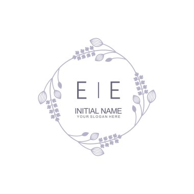 Çiçek İlham Veren EE Logoları Zamansız ve Sanatsal Markalaşma İçin