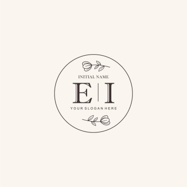 Markalaşma Kimliği için El Minimalist Klasik Logo Tasarımı