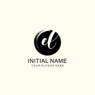 Artistik Fırça Aksanlı EL Modern El Yazısı Logosu