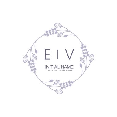 Çiçek İlham Veren EV Logoları Zamansız ve Sanatsal Markalaşma İçin