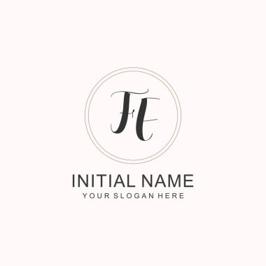 FE Minimalist Klasik Markalaşma Kimliği İlk Logo Tasarımı