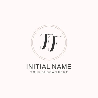 FF Minimalist Klasik Markalaşma Kimliği İlk Logo Tasarımı