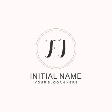 FI Minimalist Klasik Markalaşma Kimliği için İlk Logo Tasarımı