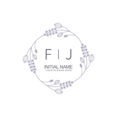 Çiçek İlham Veren İlk FJ Logoları Zamansız ve Sanatsal Markalaşma İçin