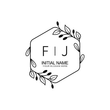 Çiçek İlham Veren İlk FJ Logoları Zamansız ve Sanatsal Markalaşma İçin