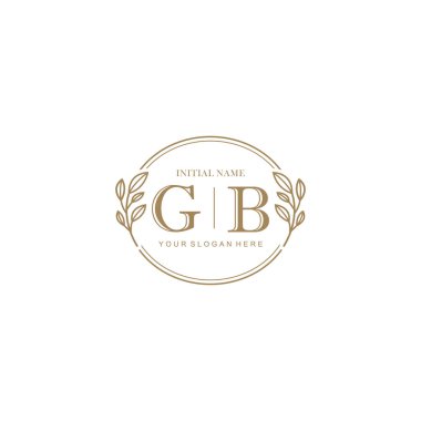 GB Minimalist Klasik Markalaşma Kimliği için İlk Logo Tasarımı