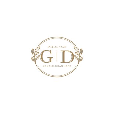 Markalaşma Kimliği için GD Minimalist Klasik Logo Tasarımı