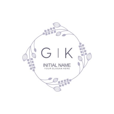 Çiçek İlham Veren İlk GK Logoları Zamansız ve Sanatsal Markalaşma İçin