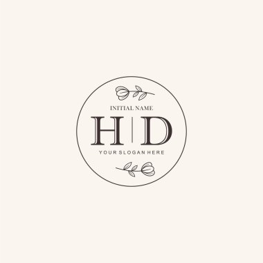 Markalaşma Kimliği için HD Minimalist Klasik Logo Tasarımı