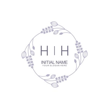 Çiçek İlham Veren İlk HH Logoları Zamansız ve Sanatsal Markalaşma İçin