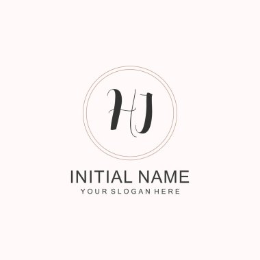 Markalaşma Kimliği için HI Minimalist Klasik Logo Tasarımı