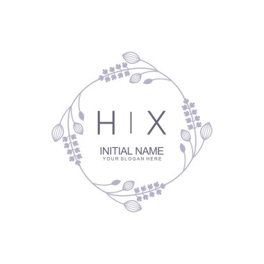 Çiçek İlham Veren İlk HX Logoları Zamansız ve Sanatsal Markalar İçin