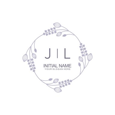Çiçek İlham Veren JL Logoları Zamansız ve Sanatsal Markalaşma İçin