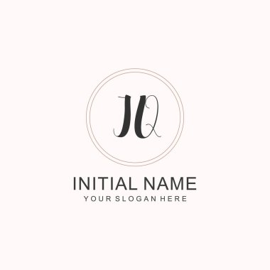 Markalaşma Kimliği için JQ Minimalist Klasik Logo Tasarımı