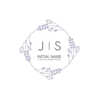 Çiçek İlham Veren İlk JS Logoları Zamansız ve Sanatsal Markalaşma İçin