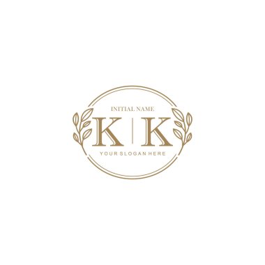 KK Minimalist Klasik Markalaşma Kimliği İlk Logo Tasarımı