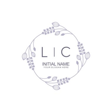 Çiçek İlham Veren İlk LC Logoları Zamansız ve Sanatsal Markalaşma İçin