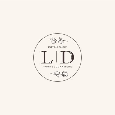 LD Minimalist Klasik Markalaşma Kimliği İlk Logo Tasarımı