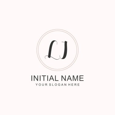 LI Minimalist Klasik Markalaşma Kimliği için İlk Logo Tasarımı