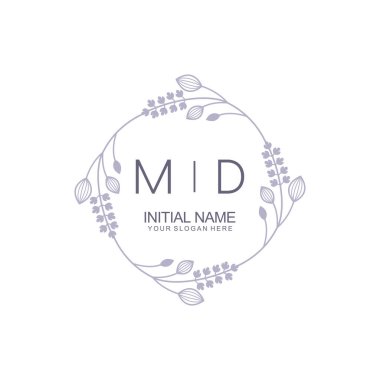 Çiçek İlham Veren MD Logoları Zamansız ve Sanatsal Markalaşma İçin