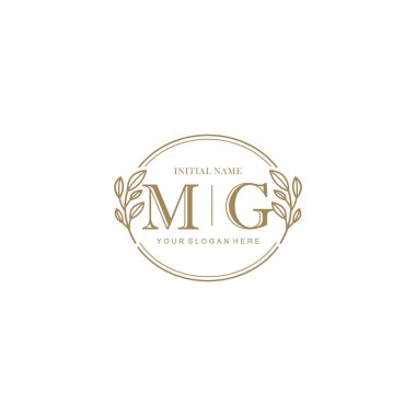 Markalaşma Kimliği için MG Minimalist Klasik Logo Tasarımı