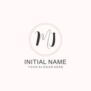 Markalaşma Kimliği için MI Minimalist Klasik Logo Tasarımı