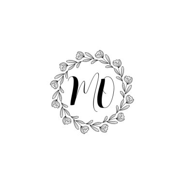 Çiçek İlham Veren İlk MO Logoları Zamansız ve Sanatsal Markalaşma İçin