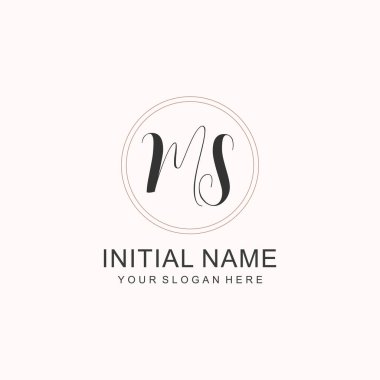 MS Minimalist Klasik Markalaşma Kimliği İlk Logo Tasarımı