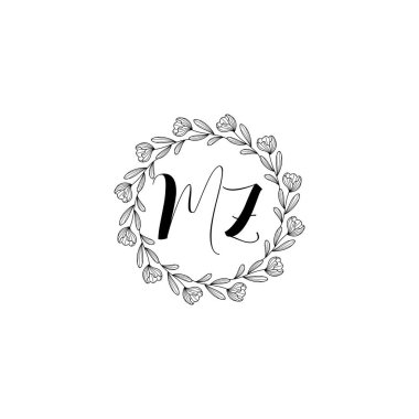 Çiçek İlham Veren MZ Logoları Zamansız ve Sanatsal Markalaşma İçin