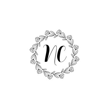 Çiçek İlham Veren İlk NC Logoları Zamansız ve Sanatsal Markalar İçin