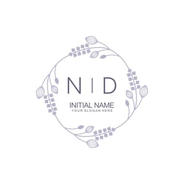 Çiçek İlham Veren Zamansız ve Sanatsal Markalaşma İçin ND Logoları