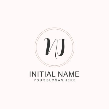 NI Minimalist Klasik Markalaşma Kimliği İlk Logo Tasarımı