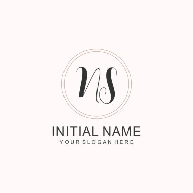 NS Minimalist Klasik Markalaşma Kimliği İlk Logo Tasarımı