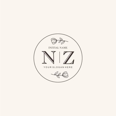 Markalaşma Kimliği için NZ Minimalist Klasik Logo Tasarımı