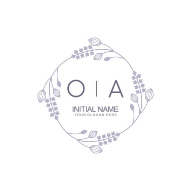Çiçek İlham Veren OA Logoları Zamansız ve Sanatsal Markalaşma İçin