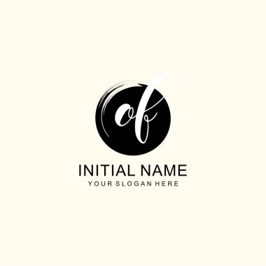 Sanatsal Fırça Aksanlı Modern El Yazısı Logosu