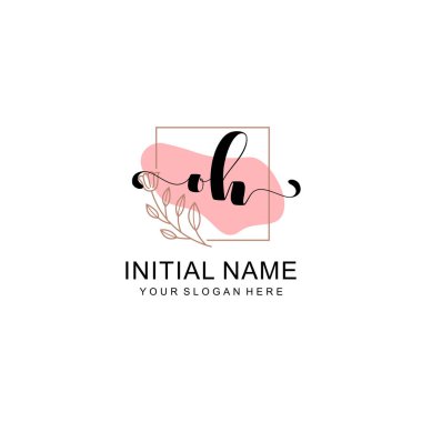 Sanatsal Fırça Aksanlı Modern El Yazısı Logosu