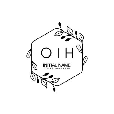 Çiçek İlham Veren Oh Logoları Zamansız ve Sanatsal Markalaşma İçin