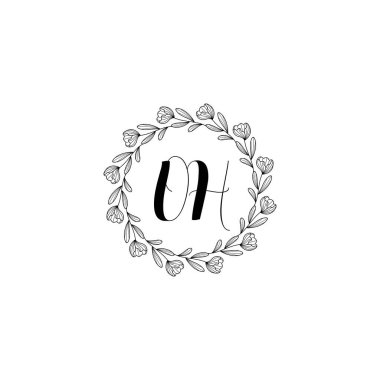 Çiçek İlham Veren Oh Logoları Zamansız ve Sanatsal Markalaşma İçin